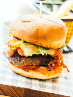 Bacon Wrapped - Cheese Stuffed Burgers