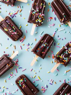 Cookie Dough Popsicles