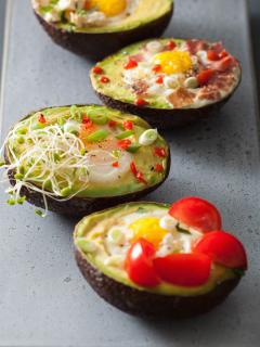 Stuffed Avocados Three Ways