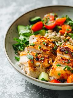 Low-Carb Macadamia Crusted Mahi Mahi Bowls